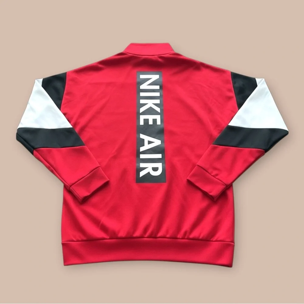 Nike NSW Air Polyknit Track Jacket AJ5321 Gym Red Black‎ White Men’s S